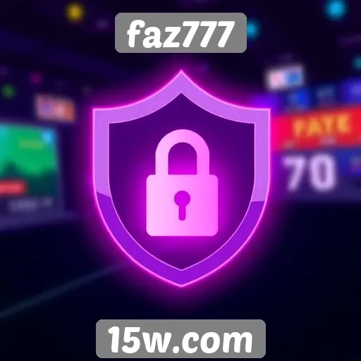 Recursos de segurança no site Faz777