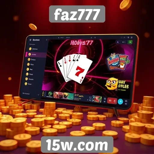 Exploração da interface do usuário no Faz777